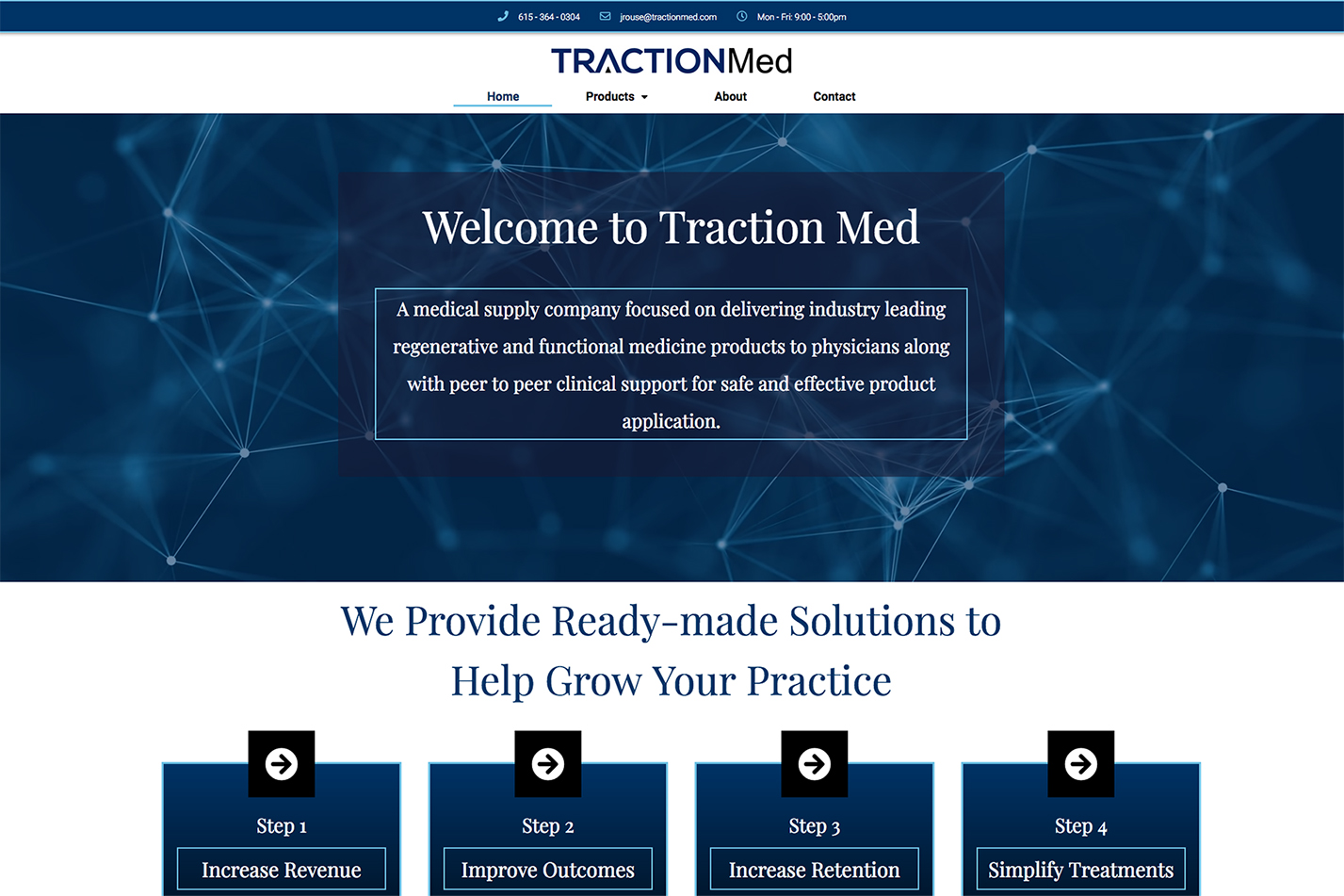 Website for Pharmacy Distribution Company