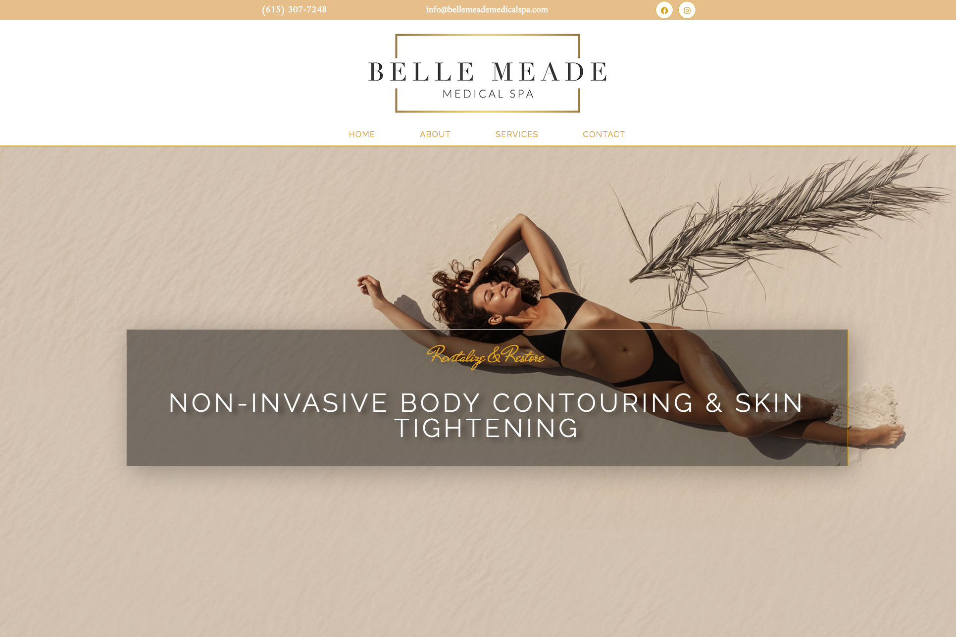 Website for medical spa